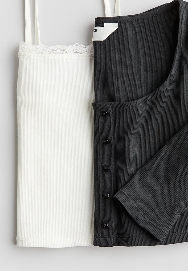 2-Piece cardigan and top set, view 2
