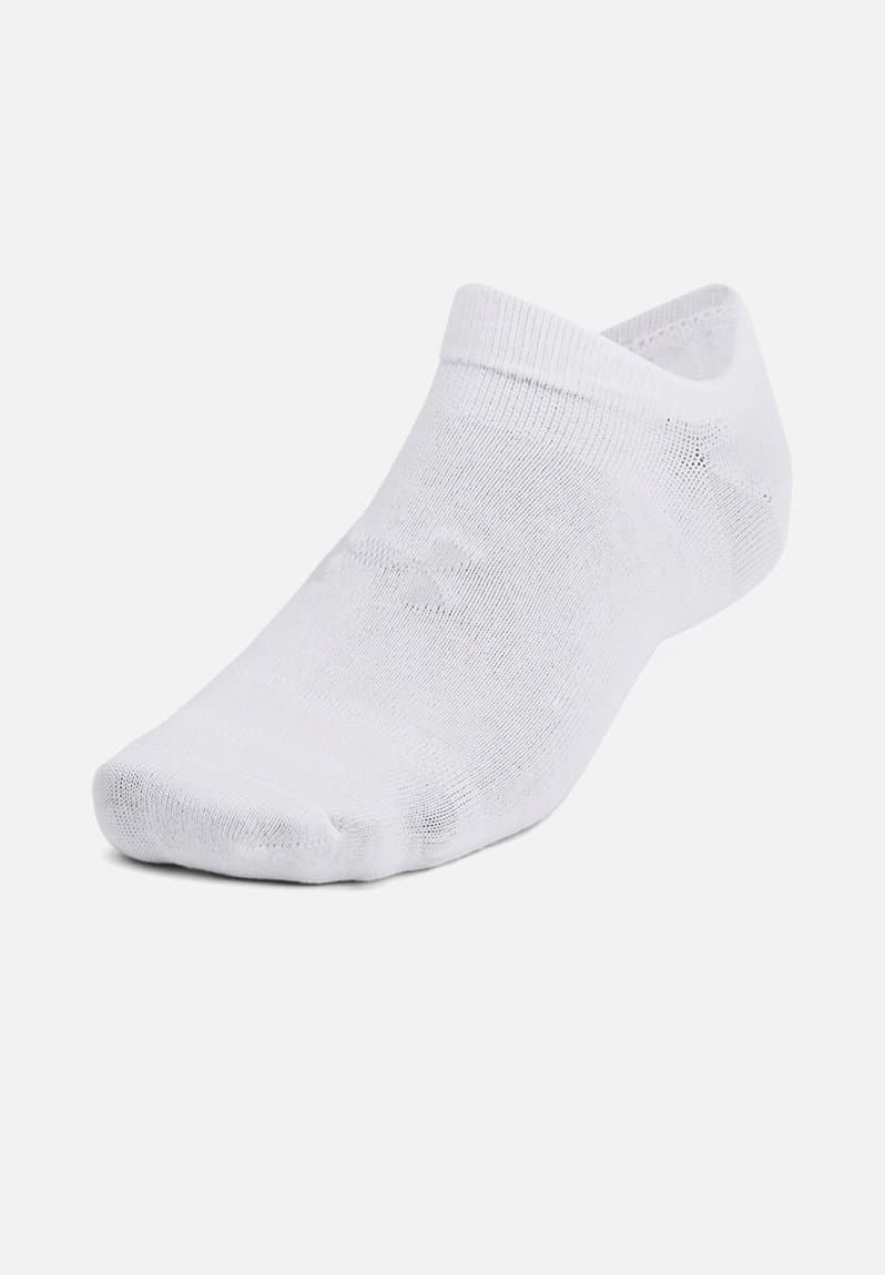 Essential No Show 6 Pack White/White/Halo, view 2