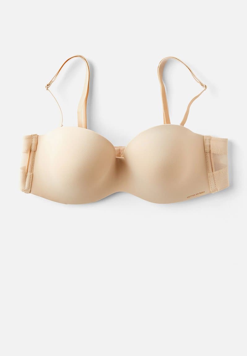 Everyday Strapless Lightly Lined T-Shirt Bra 2Pk Frappe/Maple Sugar, view 2