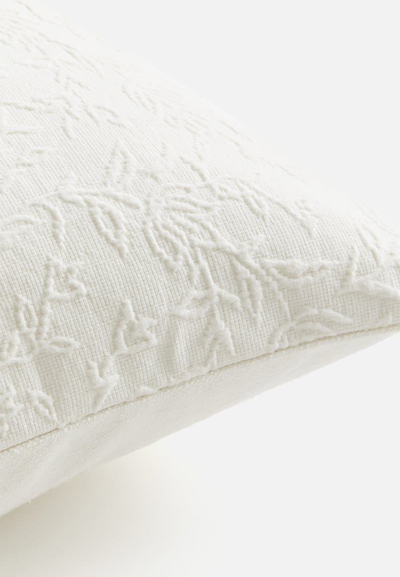 Textured-weave cushion cover, view 2