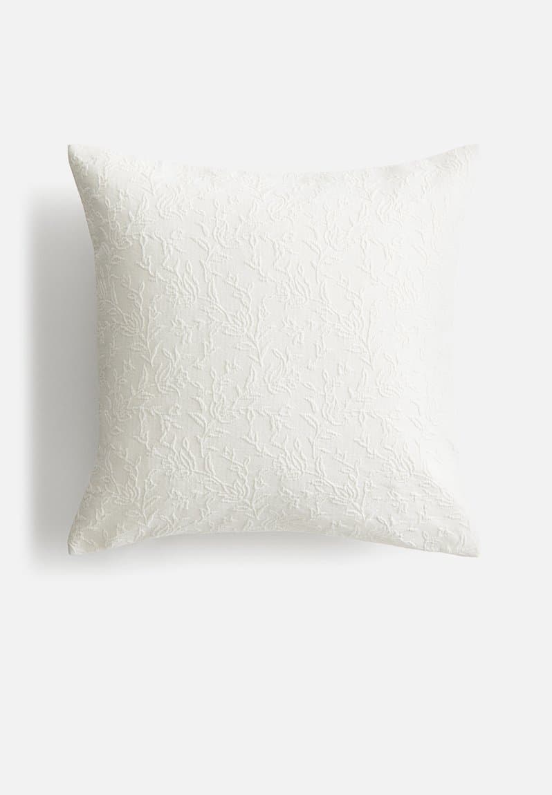 Textured-weave cushion cover