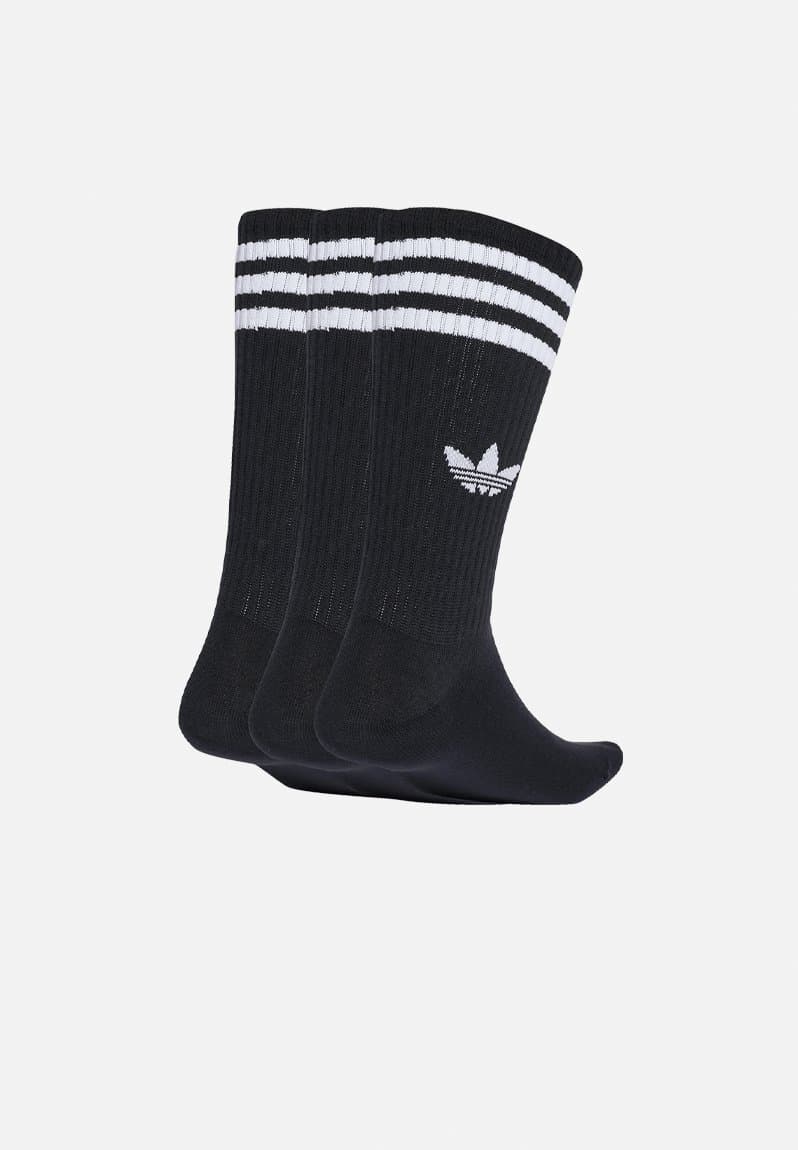 3-Stripes High Crew Socks 3 Pairs, view 2