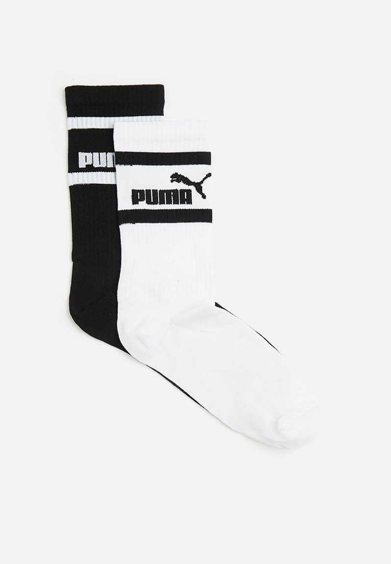 2 Pk Mid Calf No.1 Logo Sock black