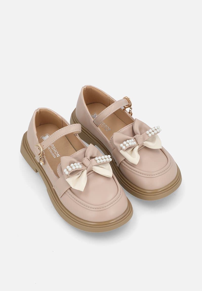 Mary jane with two-tone bow