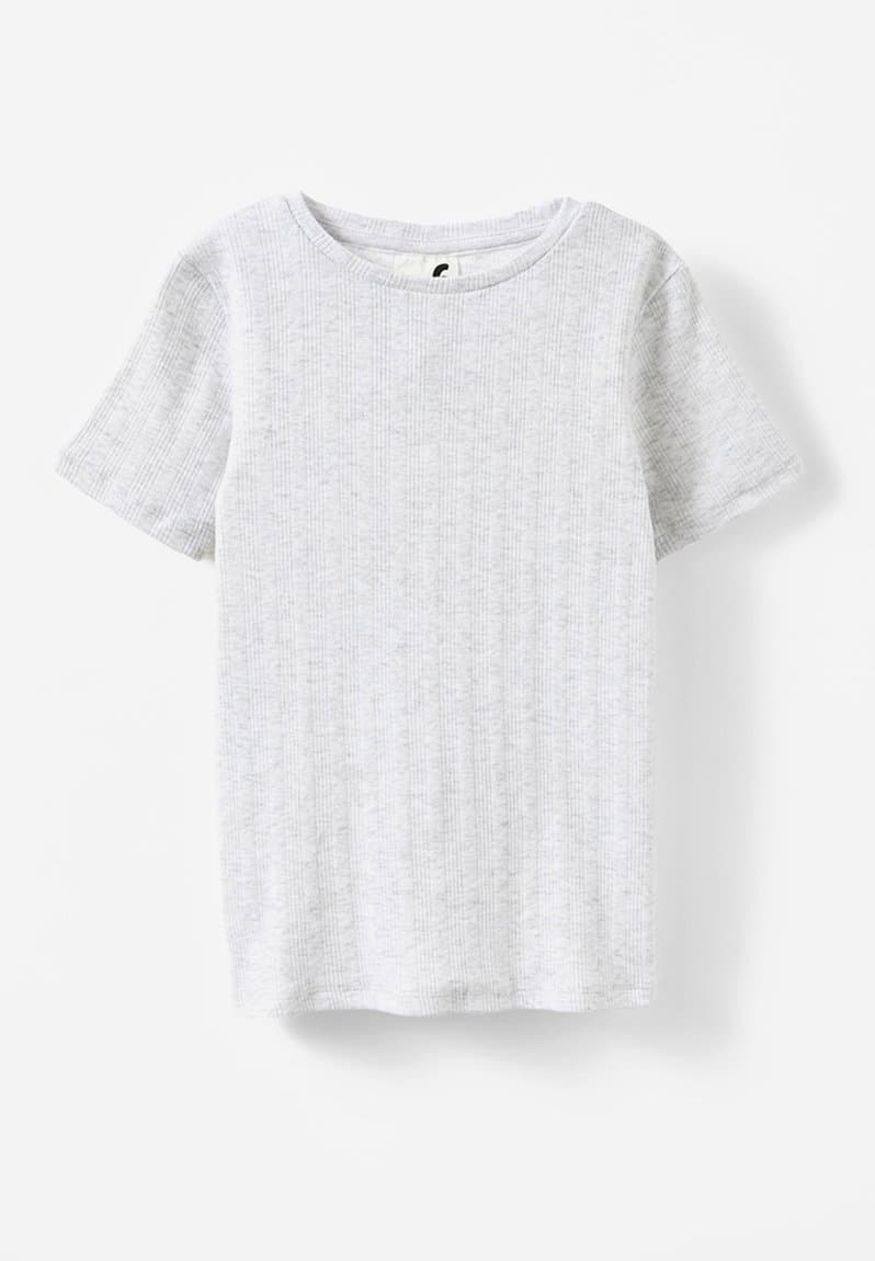Raya baby tee snow marle