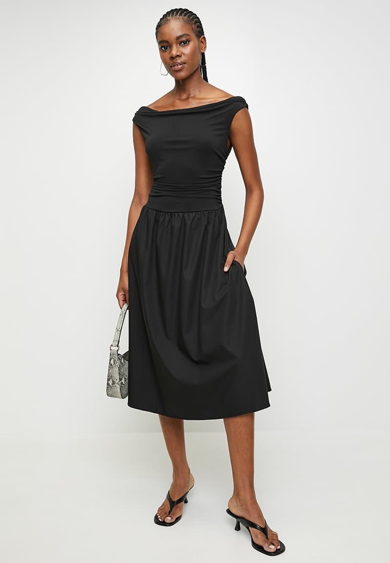 S/less Cowl Neck Skirt and Top, view 2