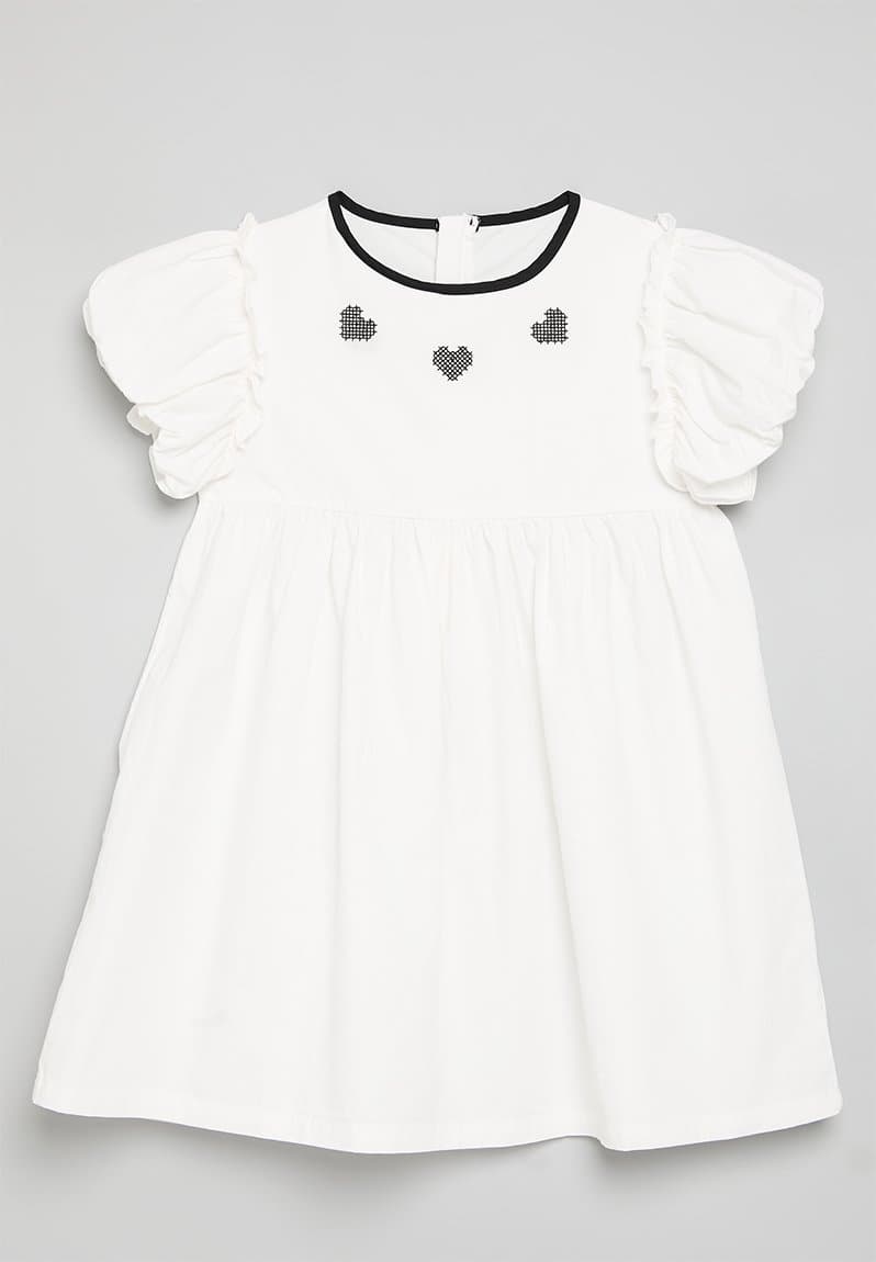 Puff sleeve dress