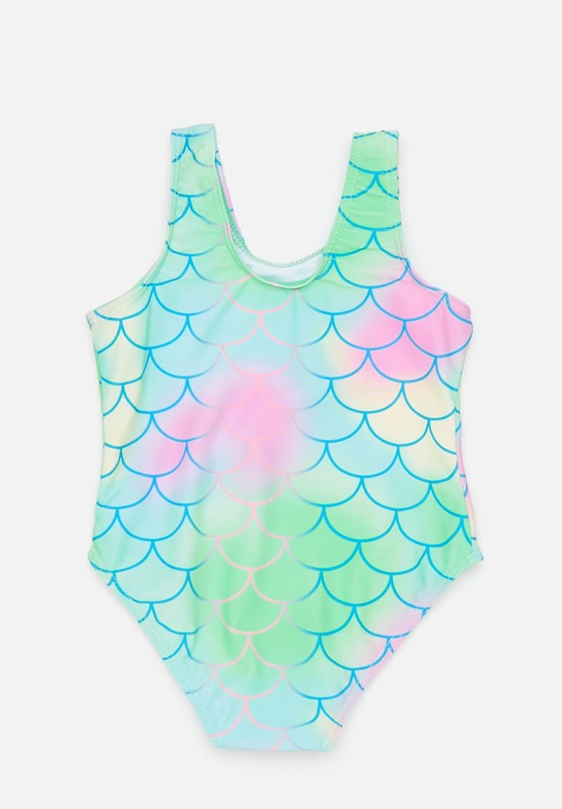Scale printed one piece swimsuit multicolour, view 2
