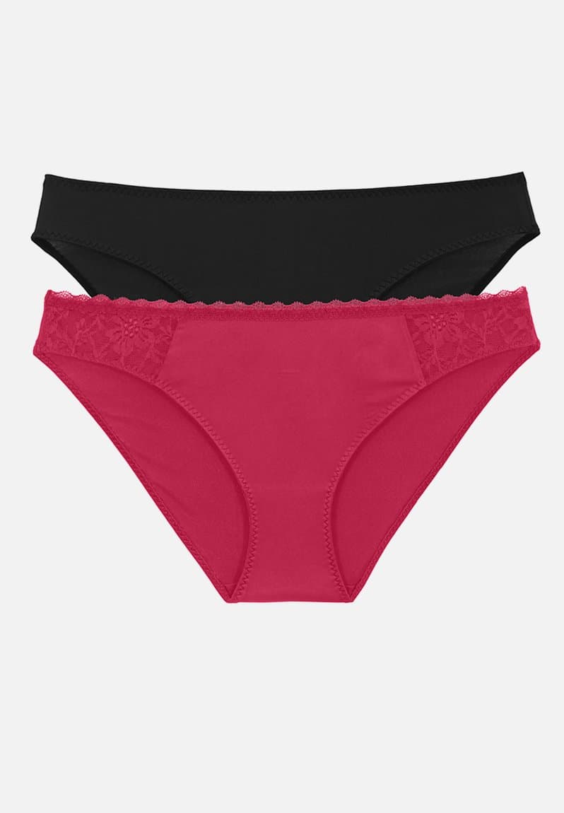 Sonia-2 pack brief red