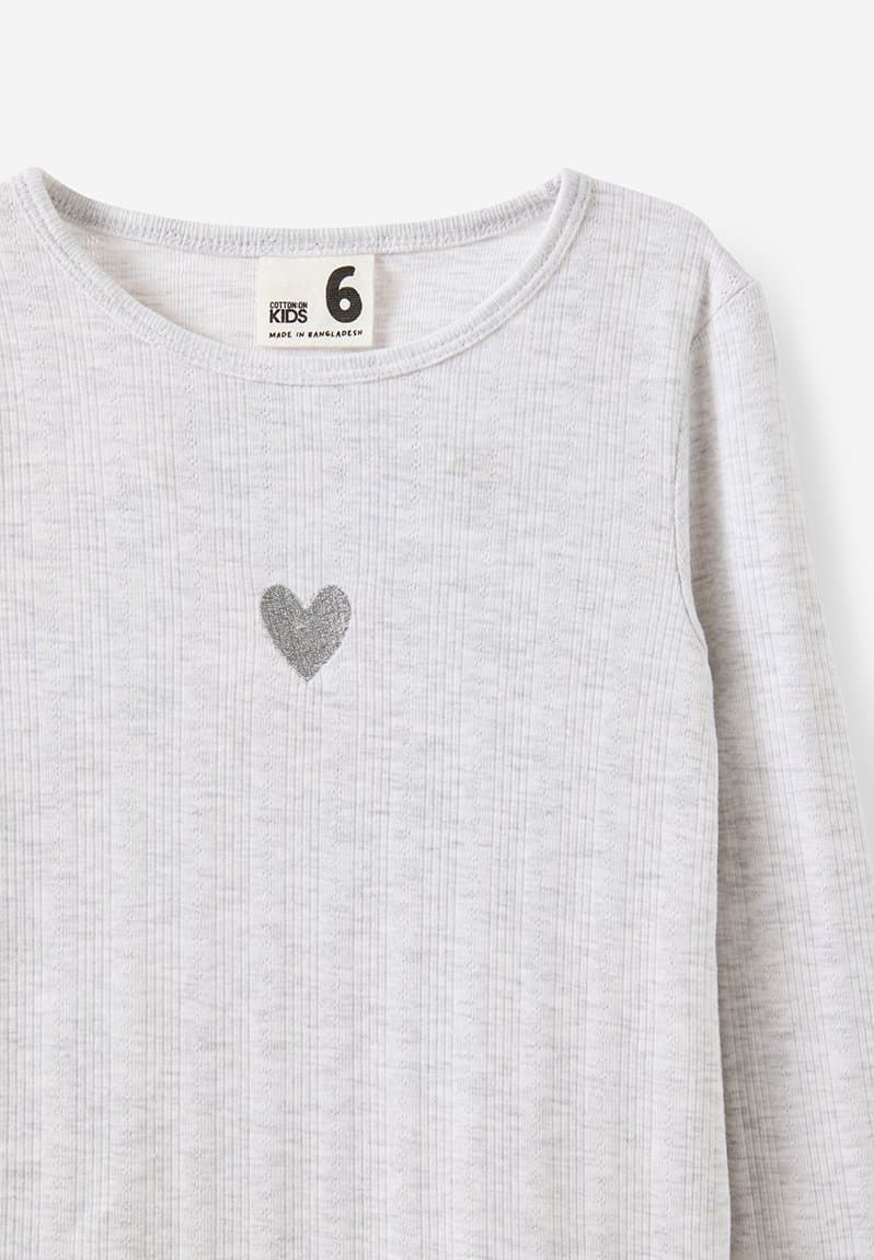 Jade Crew Snow Marle/Heart, view 2