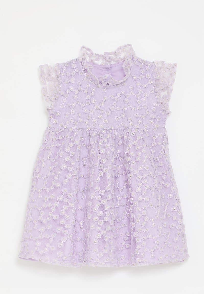 Lace dress lilac