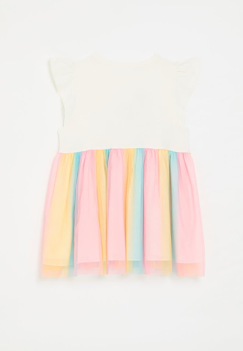 Unicorn graphic combo dress, view 2