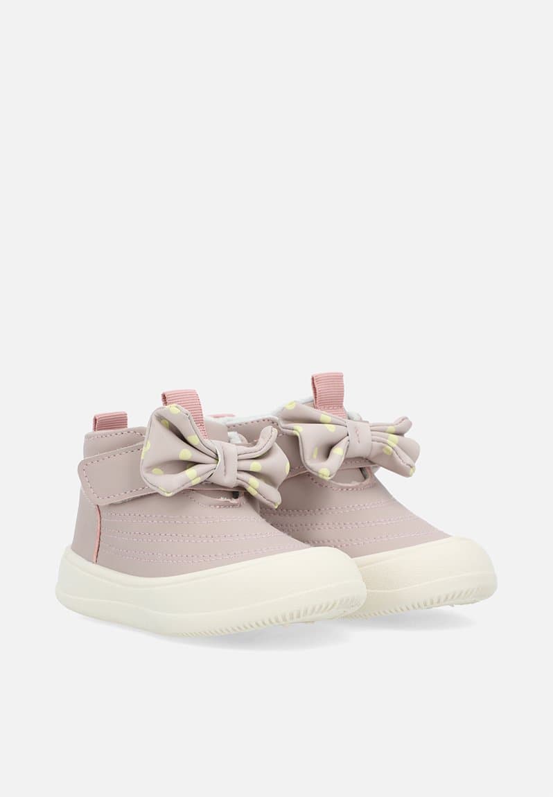 Bow knot high-top sneakers