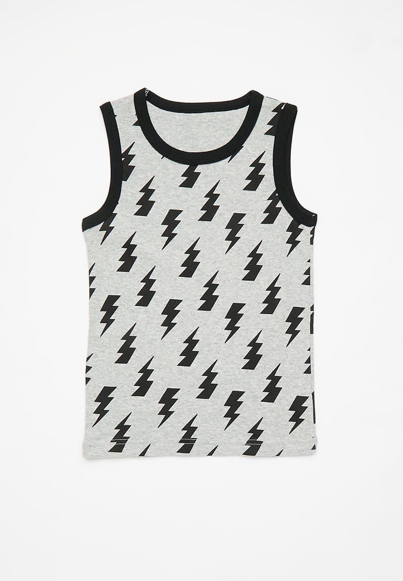 3 Pack printed vests, view 2