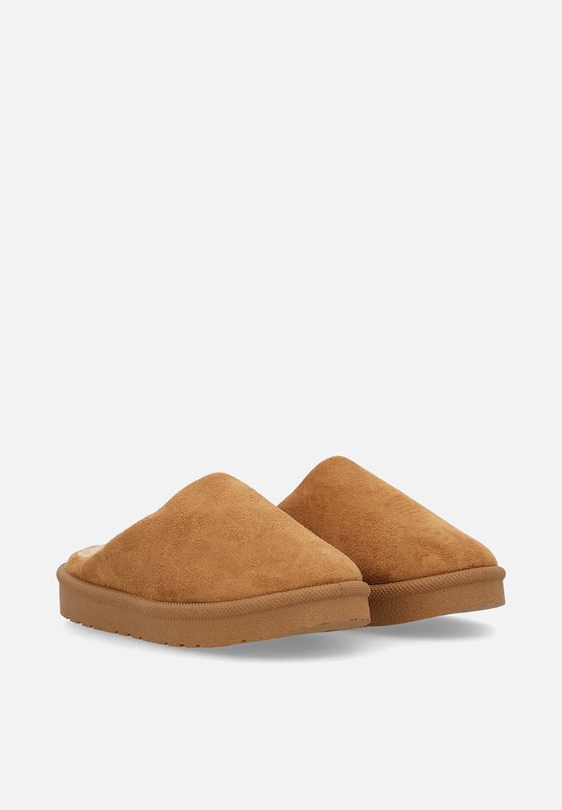 Sherpa lined slippers, view 2