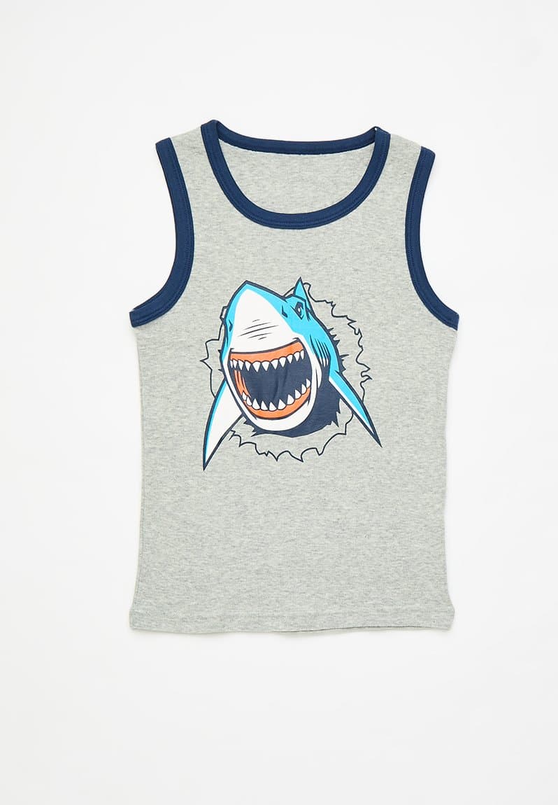 3 Pack Vests Multi/shark/scooter Dino, view 2