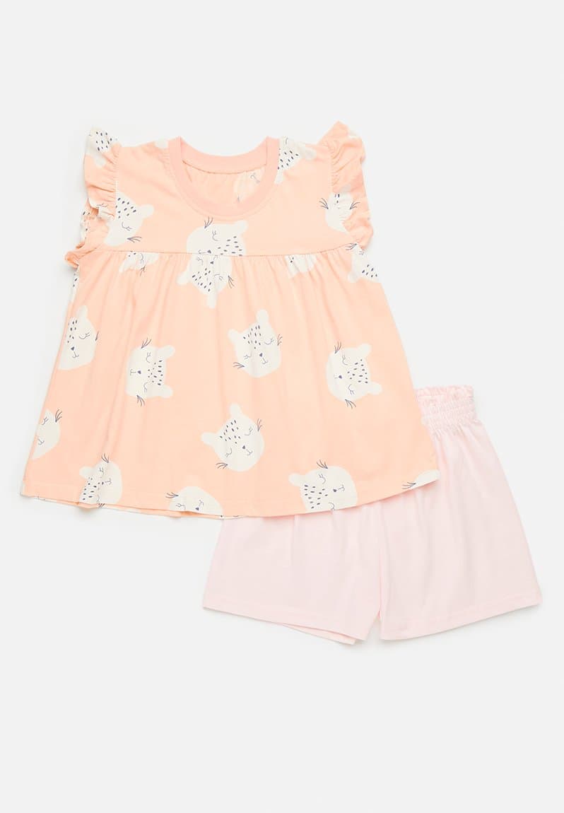 Top & short set