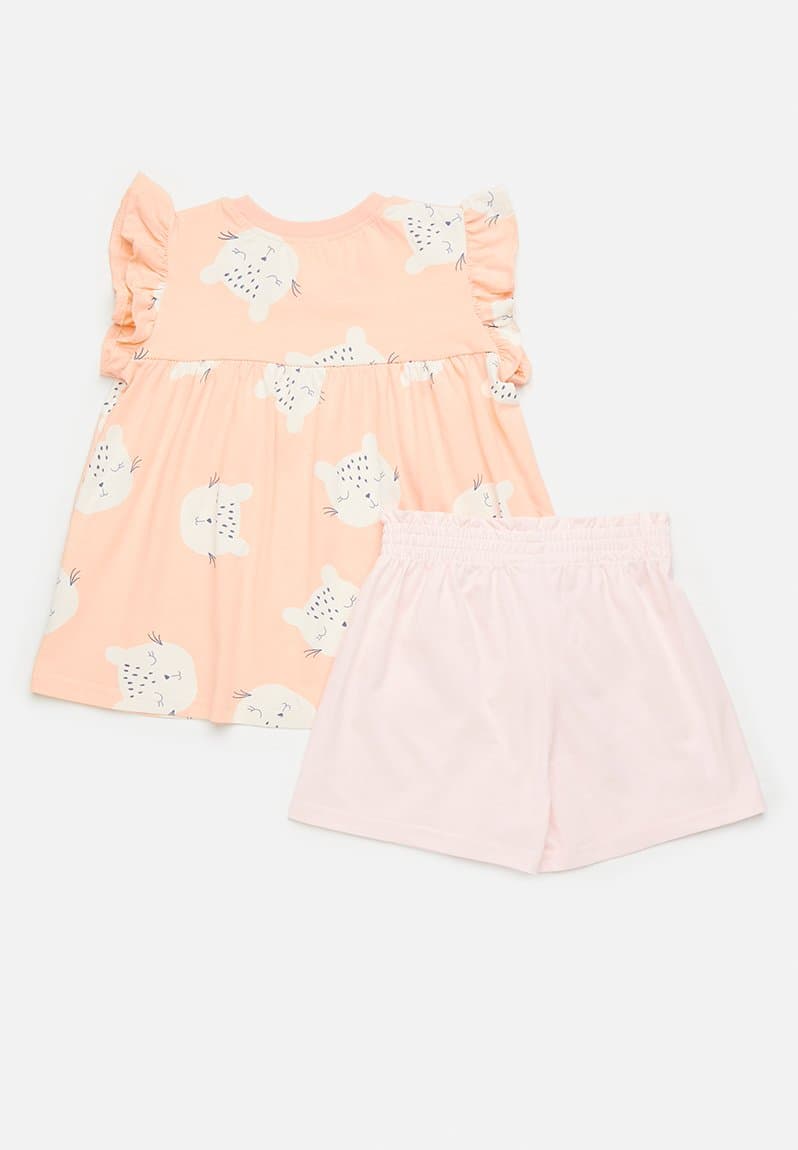 Top & short set, view 2