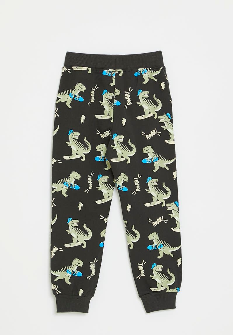Printed jogger black/skater dino, view 2
