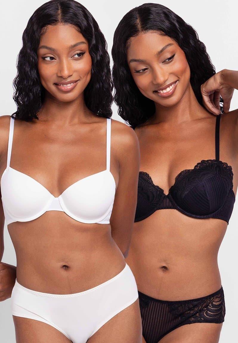 Emersyn 2 pack demi black