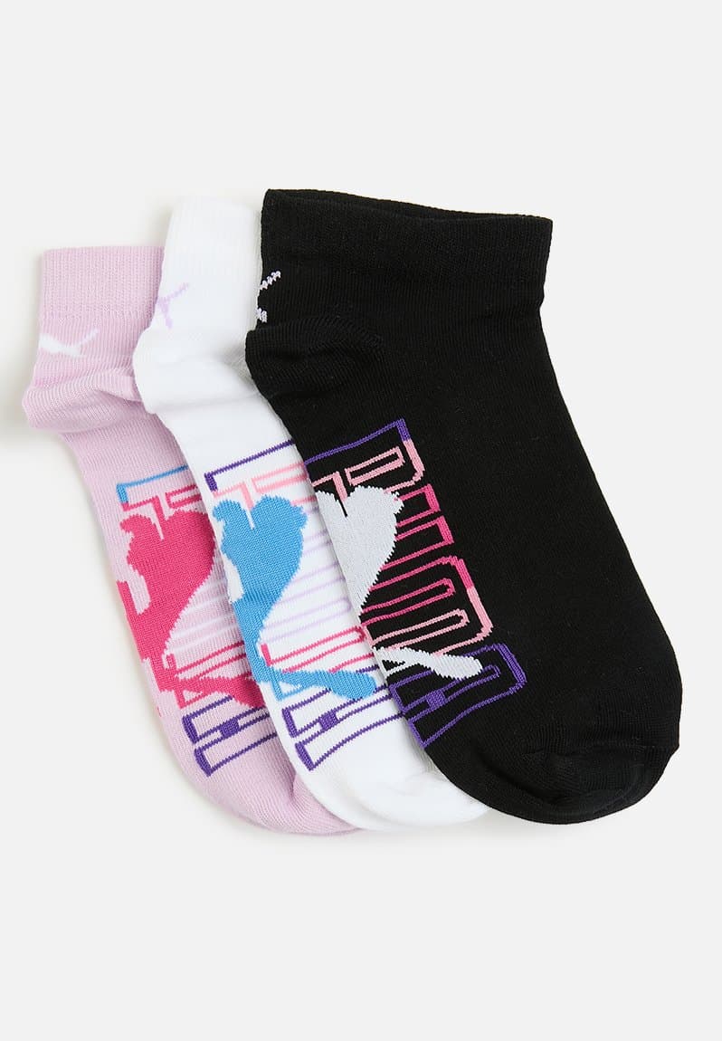 3pk Low Cut Graphic Socks