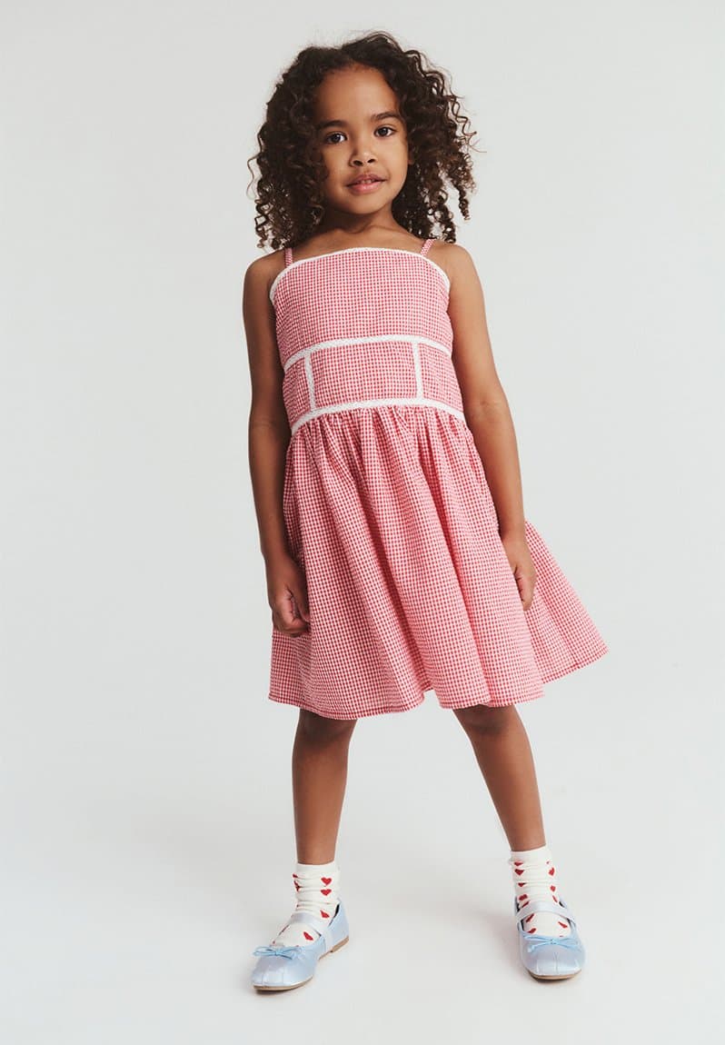 Lola Sleeveless Dress Varsity