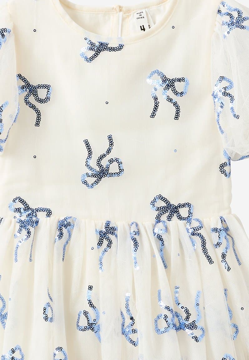 Maeve Puff Sleeve Dress Up Dress Dark Vanilla, view 2