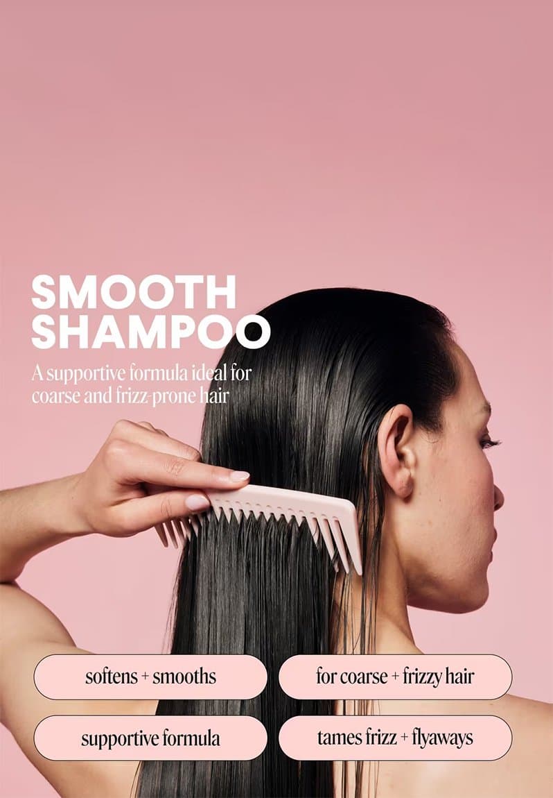 Smooth Shampoo With Wheat Protein For Curly & Frizzy Hair 200ml, view 2