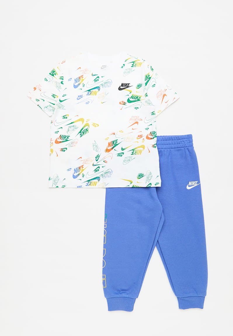 All-over Print Reveal Tee And Pants Set Comet