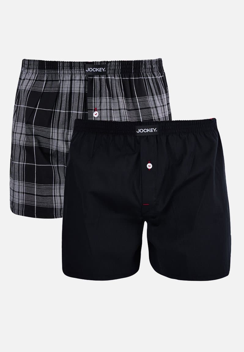 2 Pack Woven Boxer