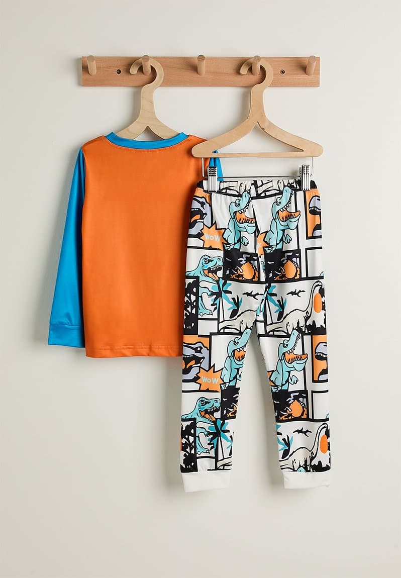 Cartoon dino pj set, view 2