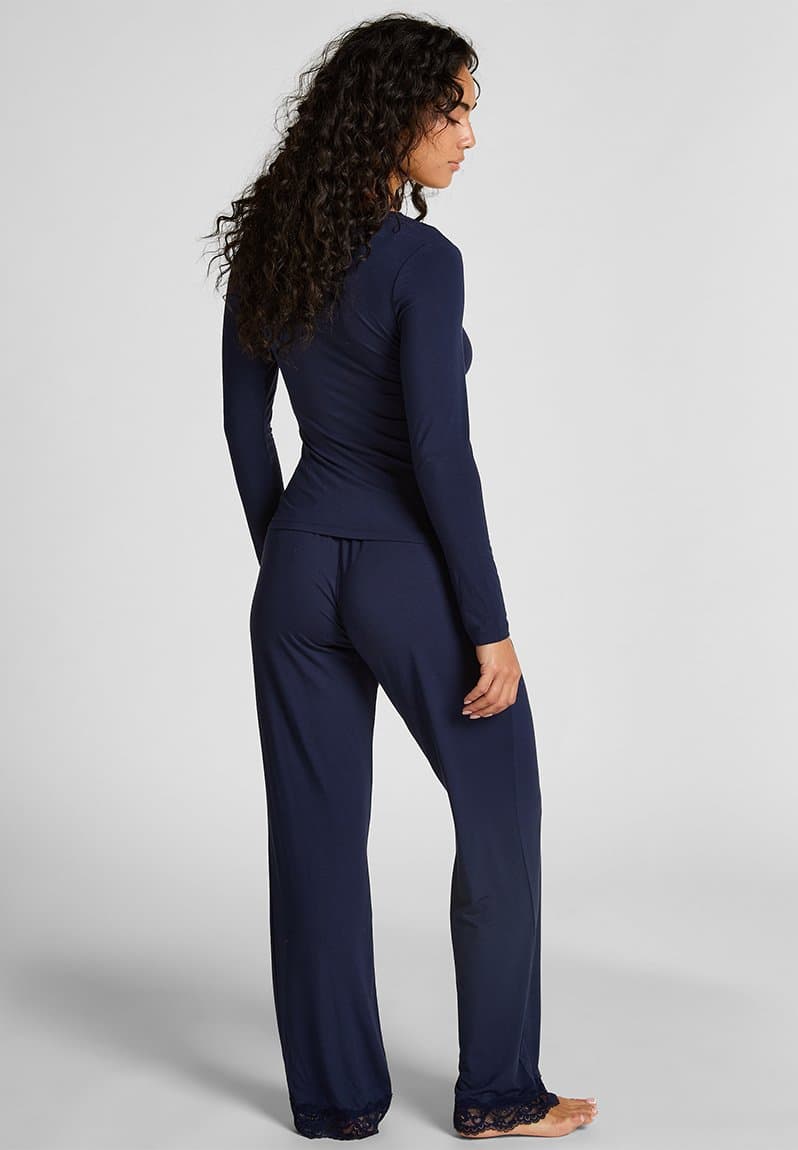 Pj ls jersey modal lace nana maritime, view 2