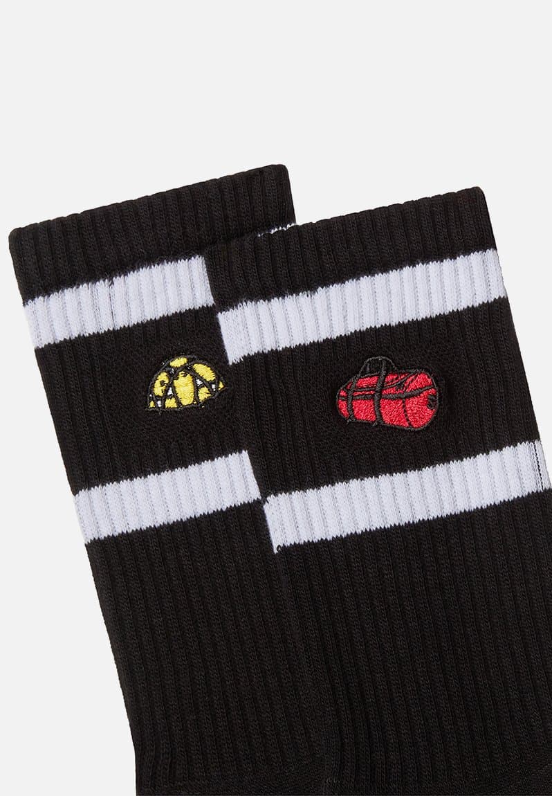 Everyday Crew Tnf Icons Sock 2P Tnf, view 2