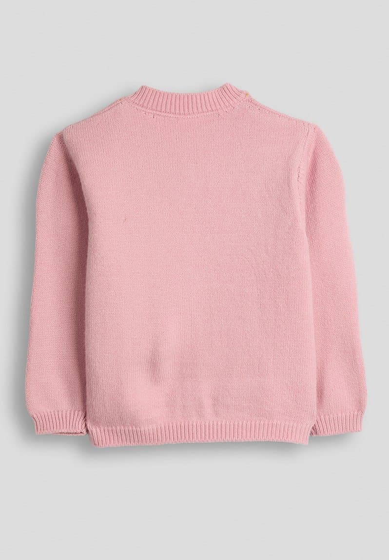 Pearl buttoned cardigan, view 2
