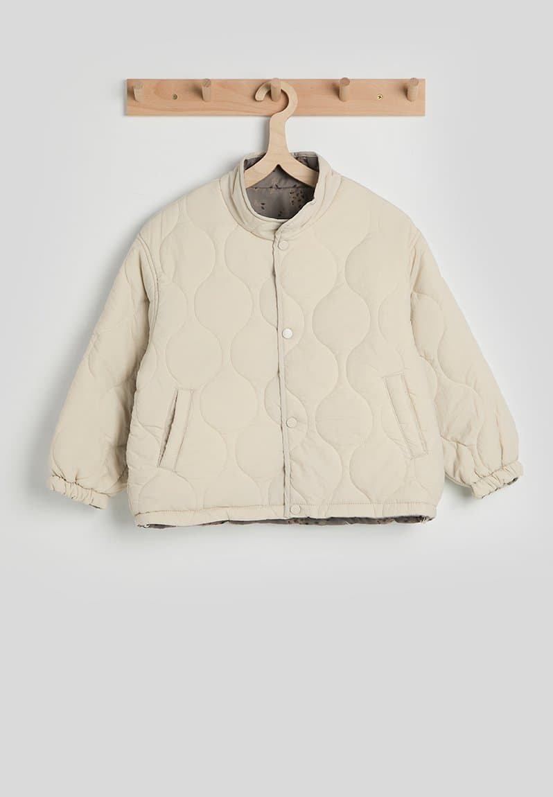 Onion quilted padded jacket