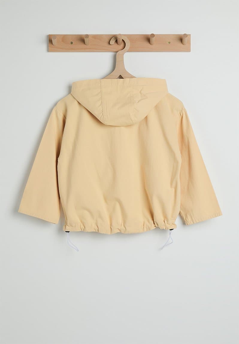 Drawstring hem jacket neutral, view 2
