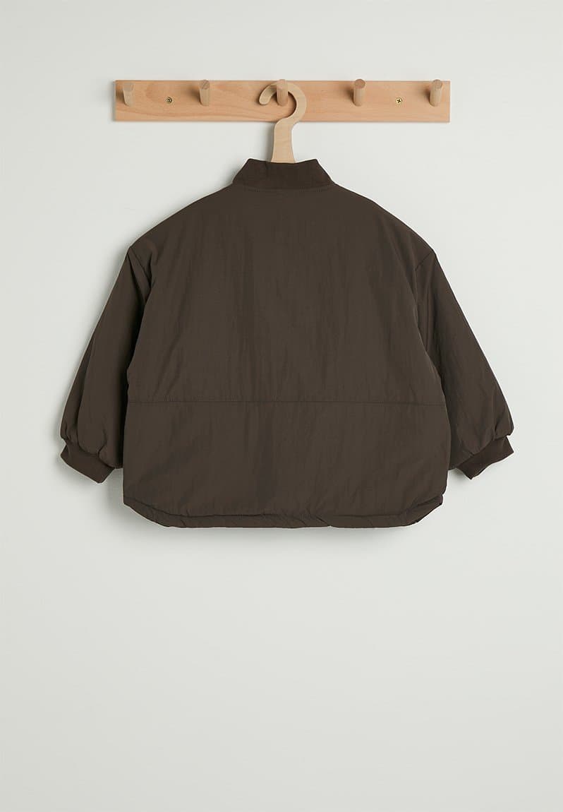 Bomber-style jacket with flap pockets, view 2