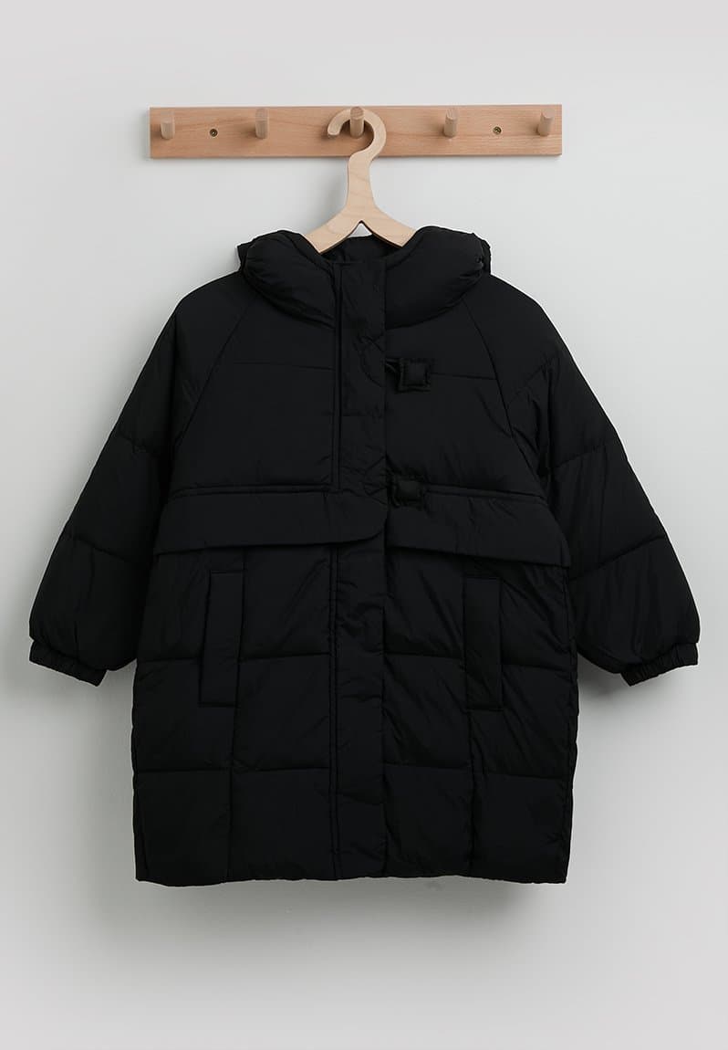 Midi puffer jacket