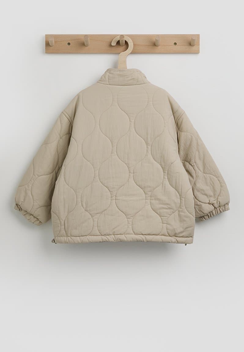 Onion quilted padded jacket soft ecru, view 2