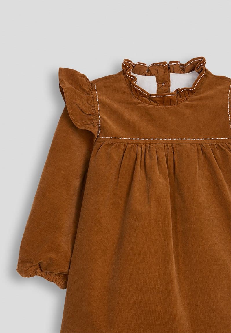 Vintage inspired dress burnt, view 2