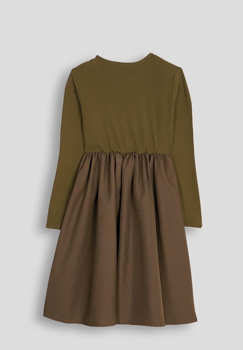 Long sleeve midi dress, view 2
