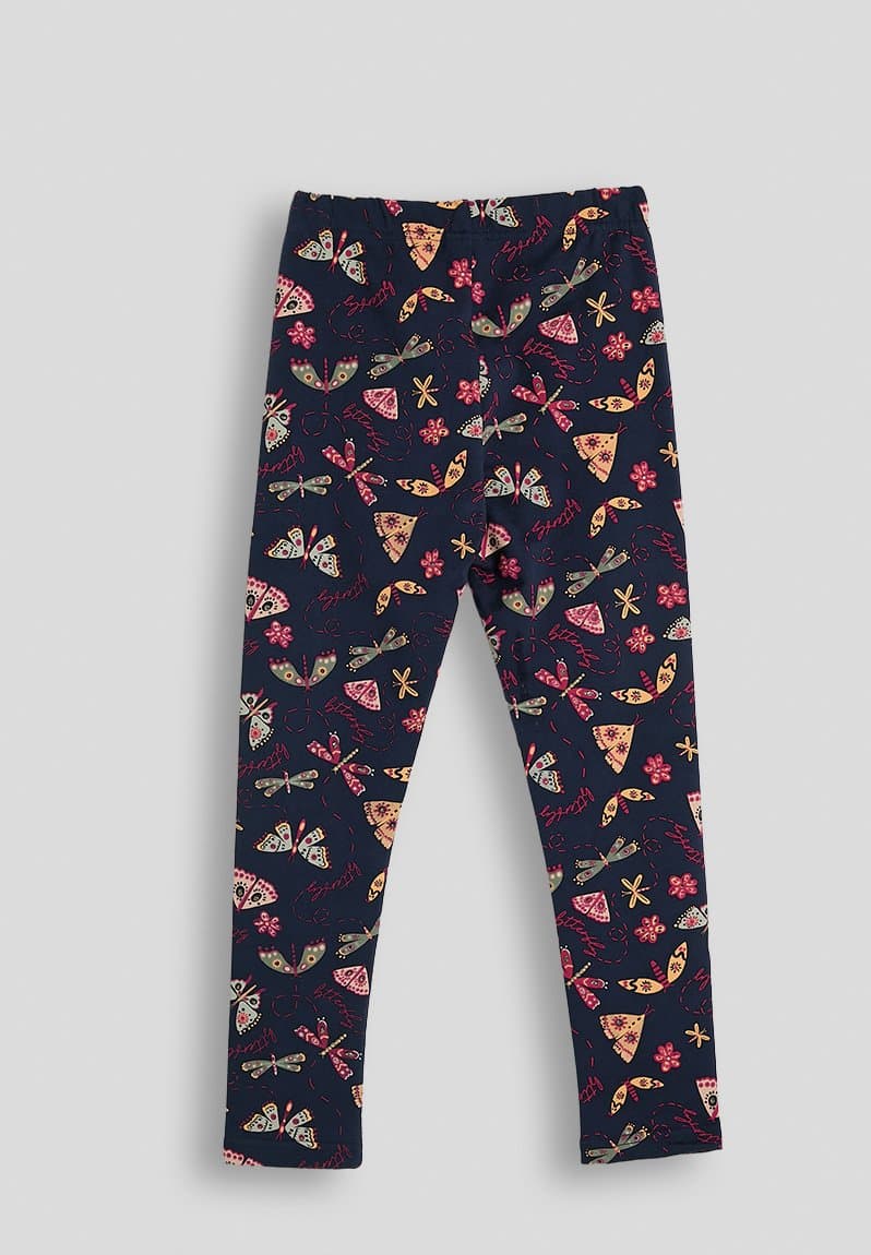 Leggings navy/aop, view 2
