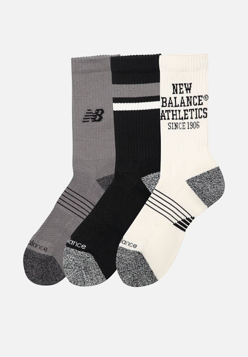 Active Graphic Crew Sock 3 Pack, view 2