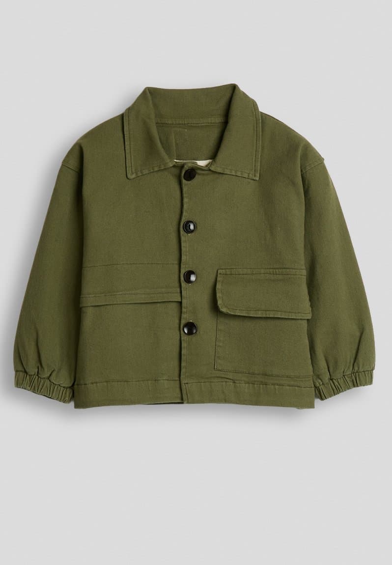 Twill casual jacket army