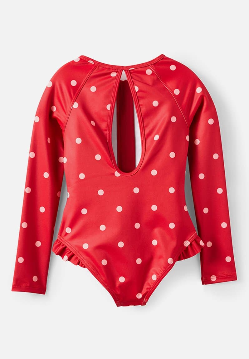 Lydia Low One Piece Varsity Red/Vanilla Spot, view 2