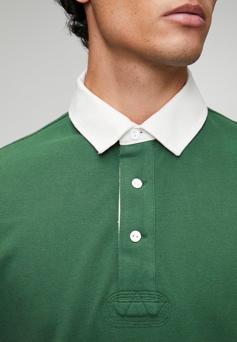 Vintage Pique Rugby Polo-Hunter, view 2