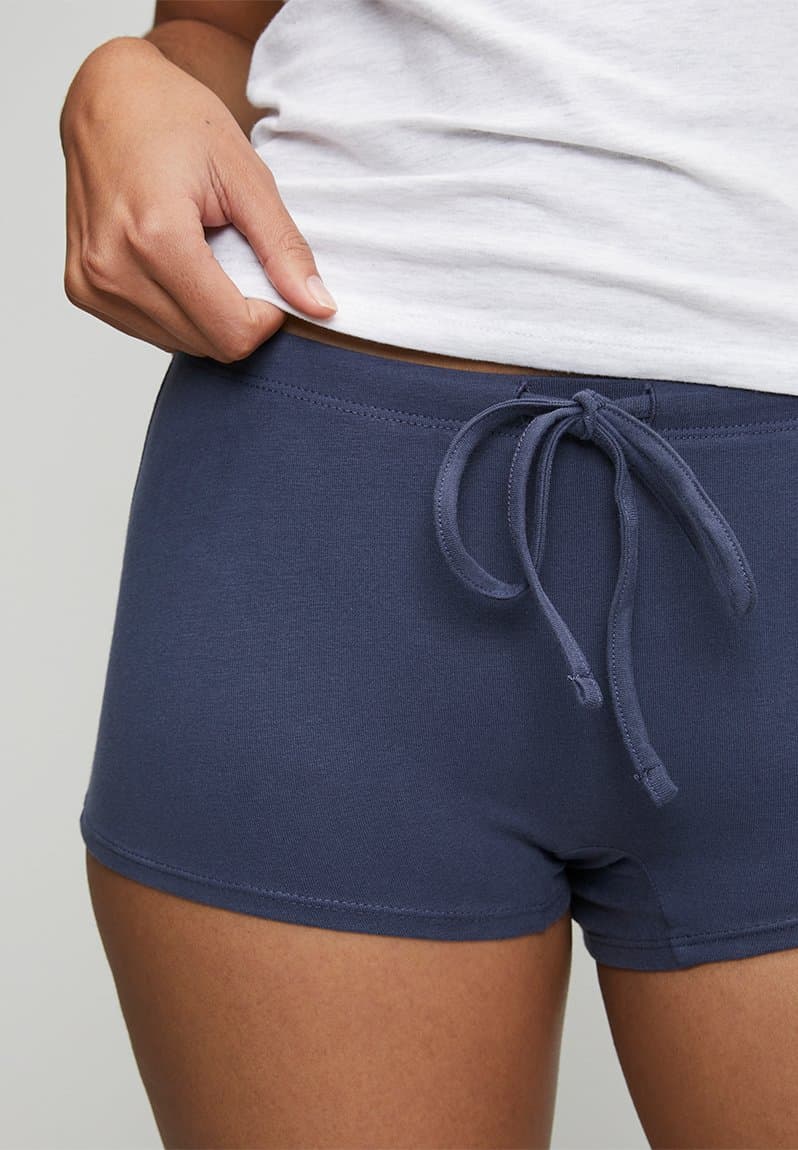 Dreamy soft tie micro short steely, view 2