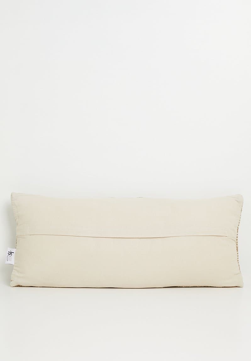 Kai Jute & Cotton Geo Cushion, view 2