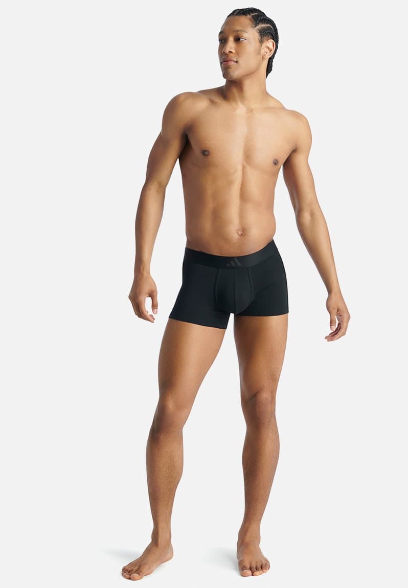 3 Stripes Active Flex Cotton 2PK Low Rise Trunk BB