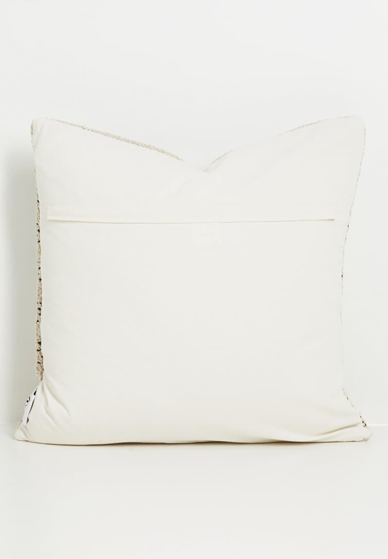 Tay Stripe Cotton Woven Cushion Cover Neutral, view 2